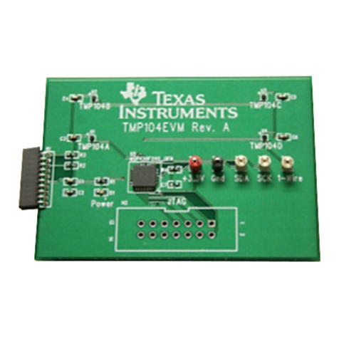 Texas Instruments TMP104EVM User manual Texas Instruments TMP104EVM User manual