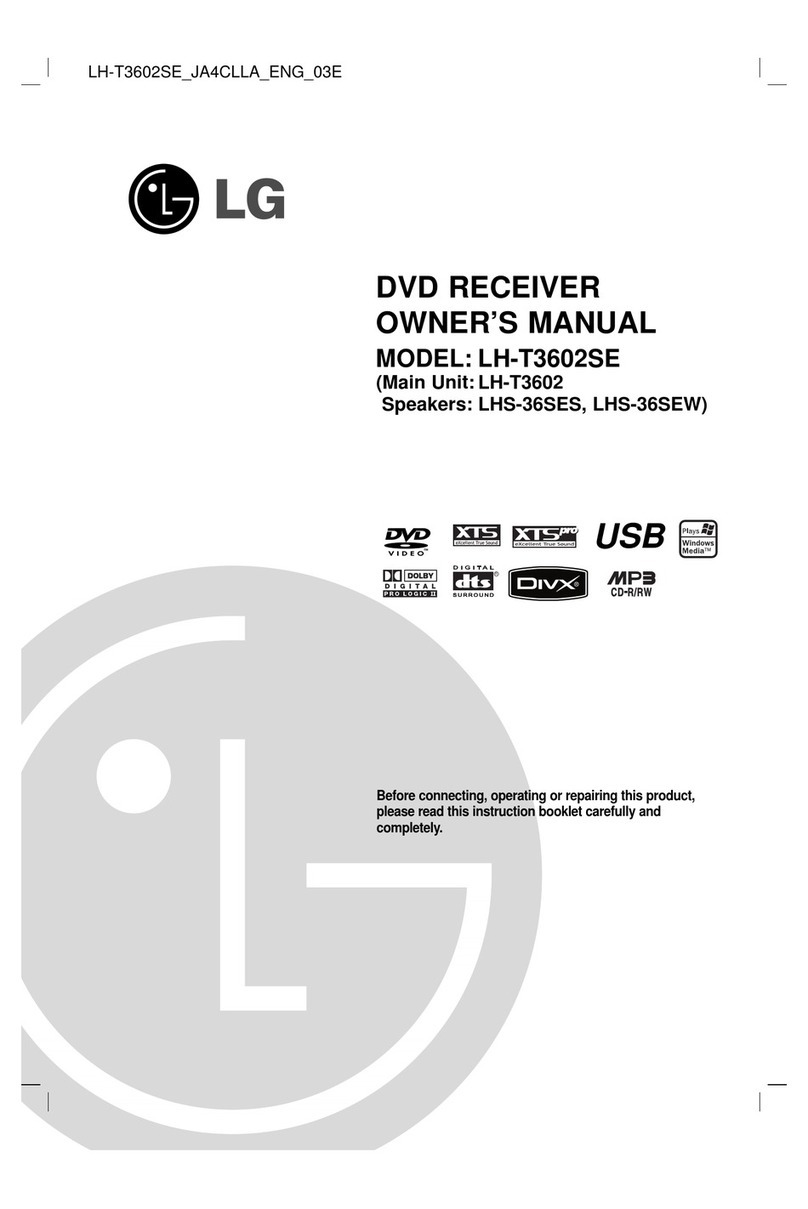 LG LH-T3602SE User manual