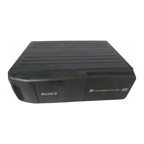 Sony CDX-415RF operating instructions