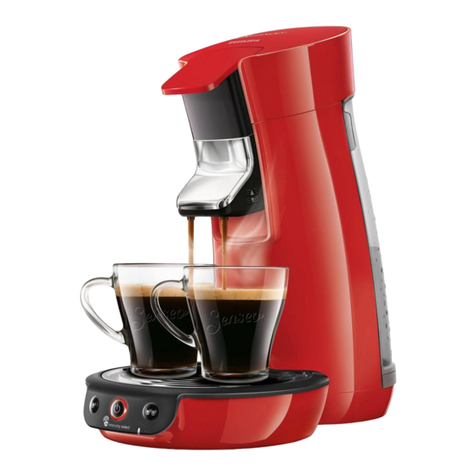 Philips Senseo Viva Cafe HD6569 User manual Philips Senseo Viva Cafe HD6569 User manual