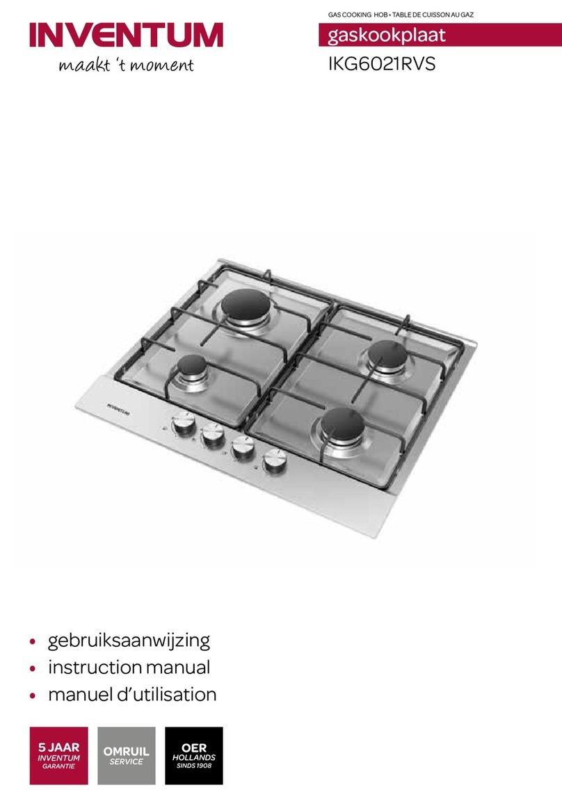inventum IKG6021RVS User manual