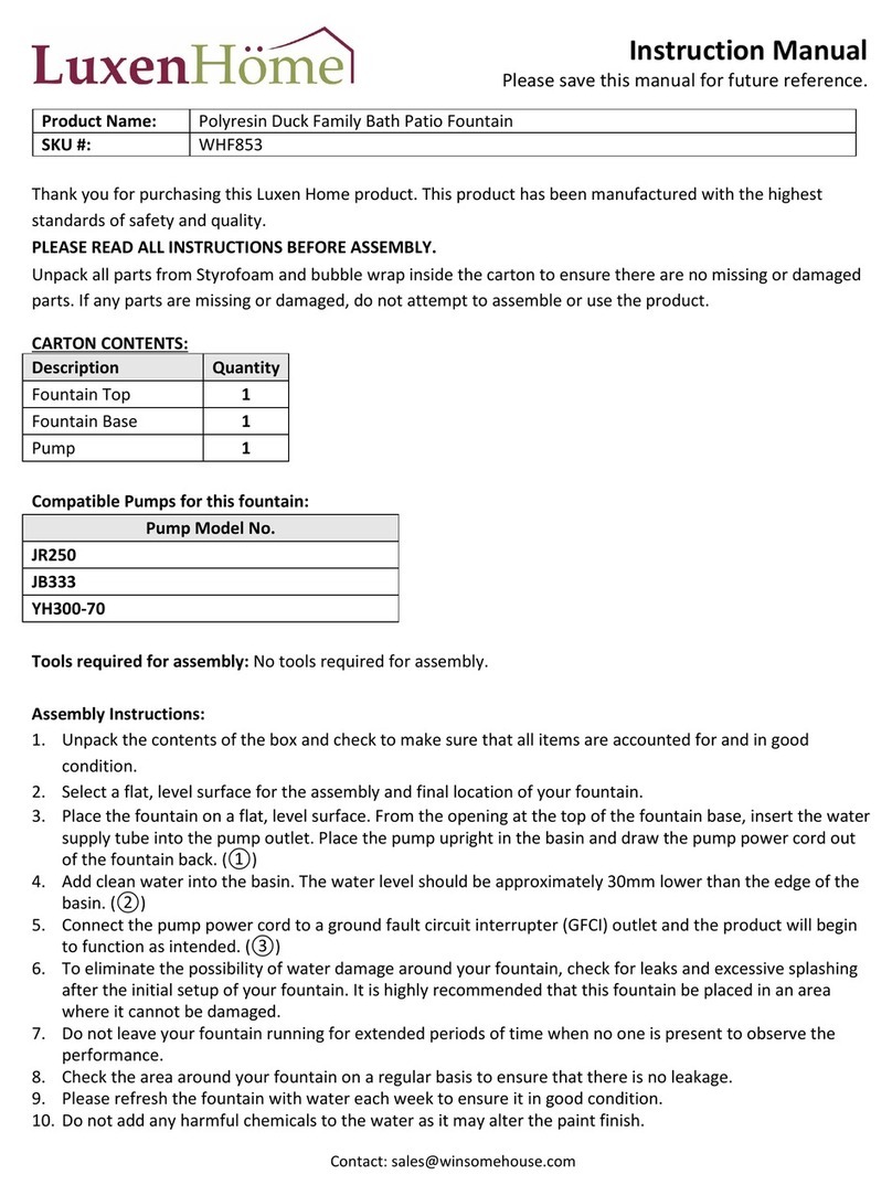 LuxenHome WHF853 User manual