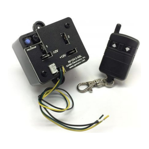 GAMA Electronics RF12V-2-ASL-NIS User manual