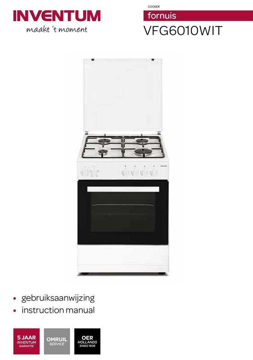 inventum fornuis VFG6010WIT User manual