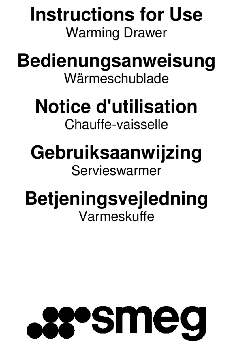 Smeg CTP15X User manual