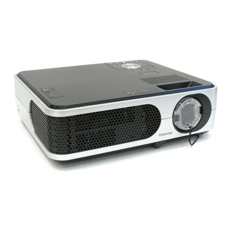 Toshiba TLP-XC2500 User manual