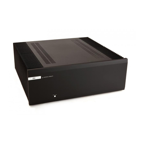 Musical Fidelity M8s 700m User manual