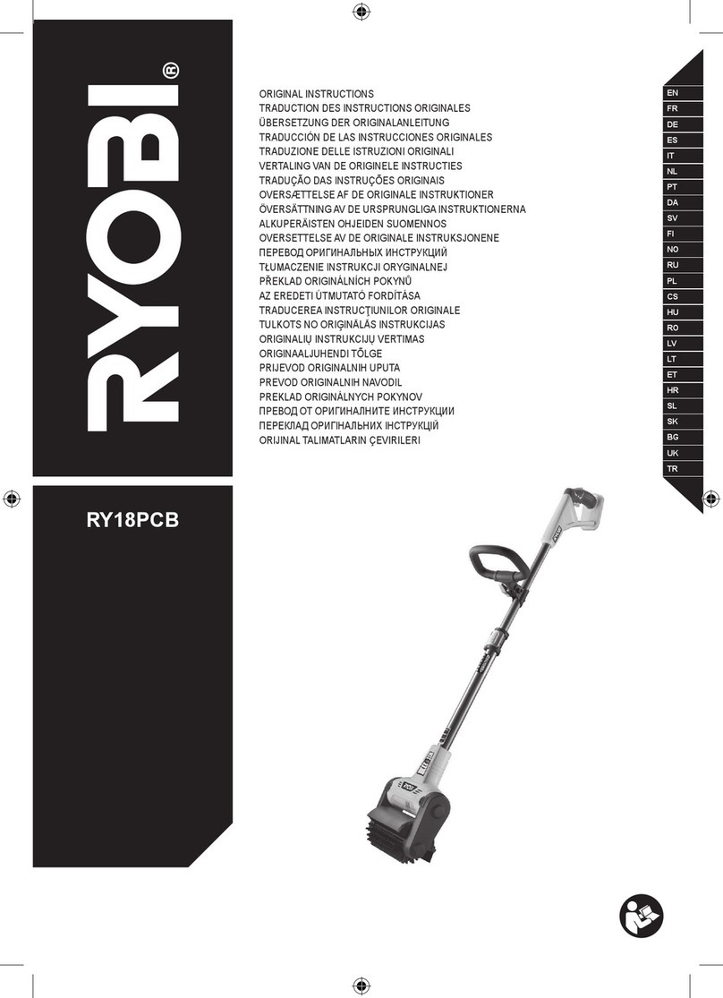 Ryobi RY18PCB Original instructions