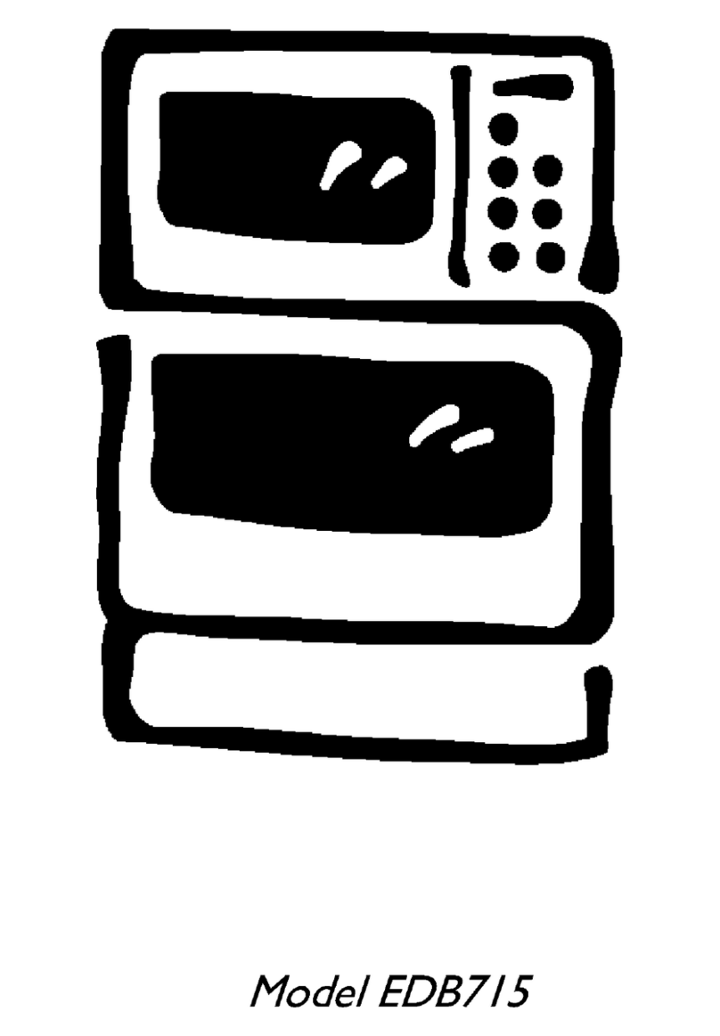 Electrolux EDB715BU User manual Electrolux EDB715BU User manual