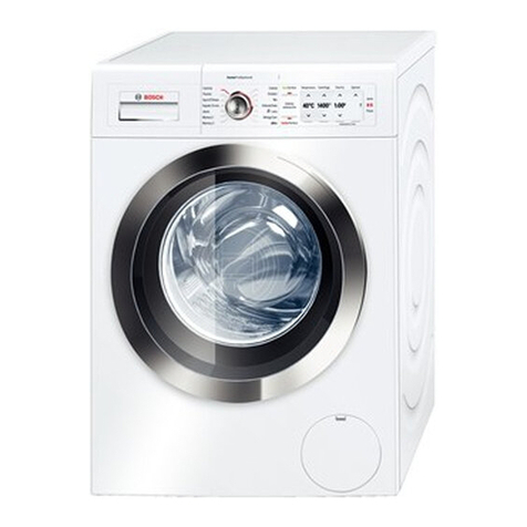 Bosch WAY28740IT Instruction manual and installation instructions