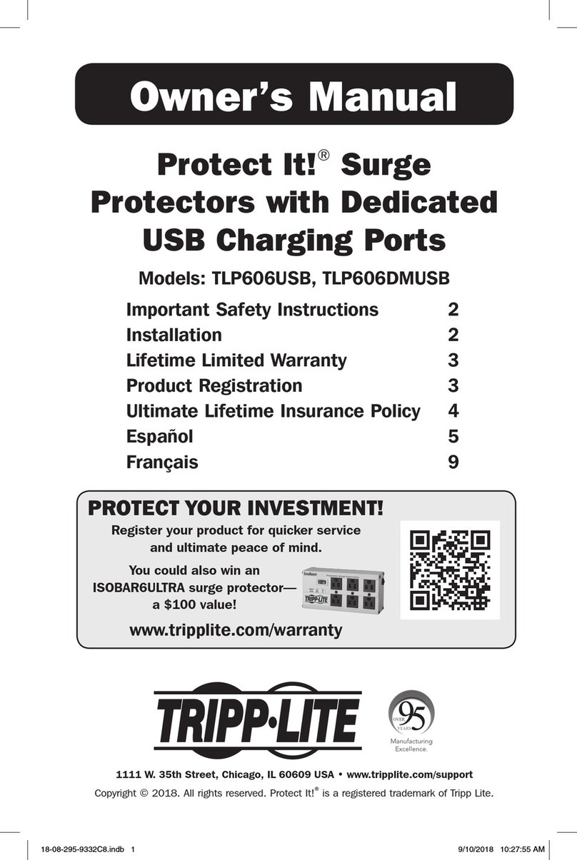 Tripp Lite TLP606DMUSB User manual