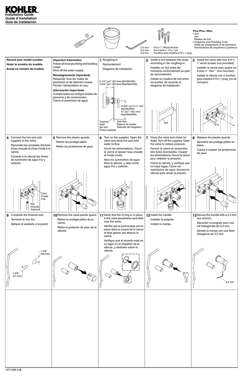 Kohler Components K-77980-4A-CP User manual