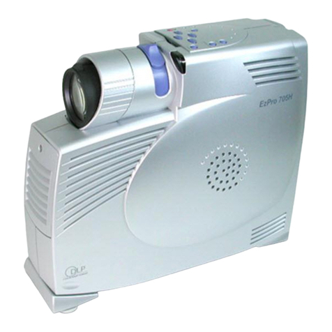 Optoma EzPro 705 manual
