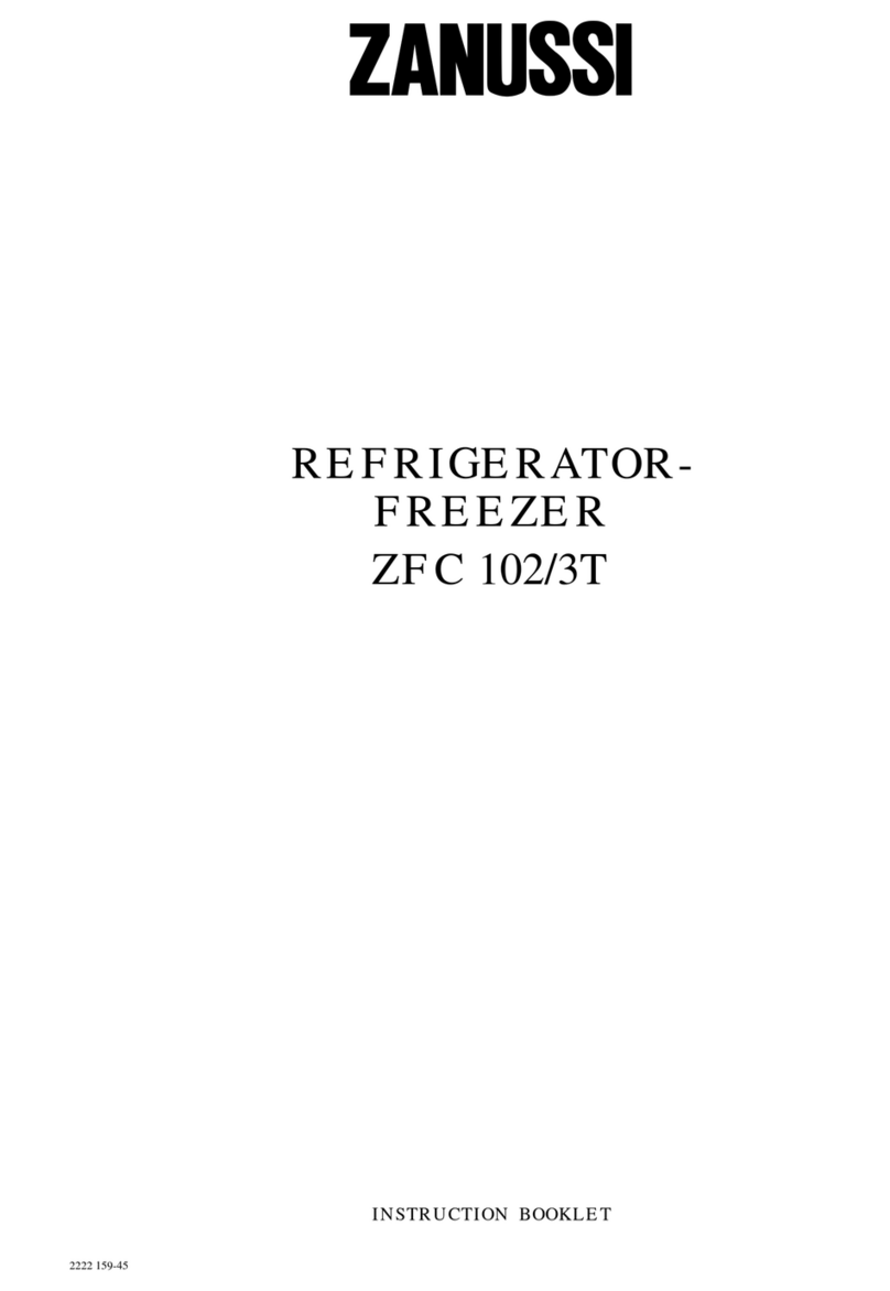 Zanussi ZFC 102T Instruction booklet