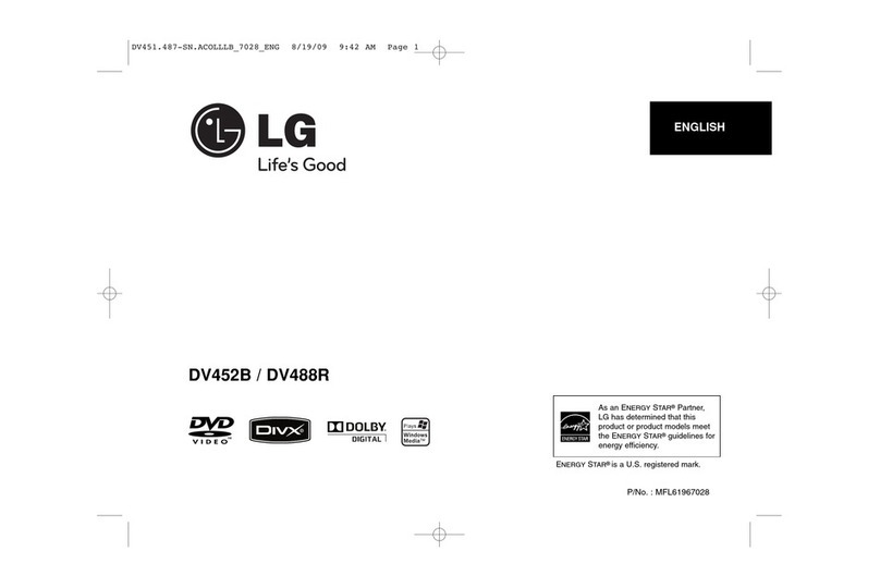 LG DV452B quick start guide
