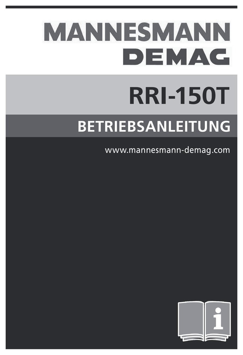 Mannesmann Demag RRI-150T User manual