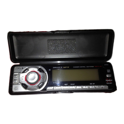 Sony CDX-F5700X User manual