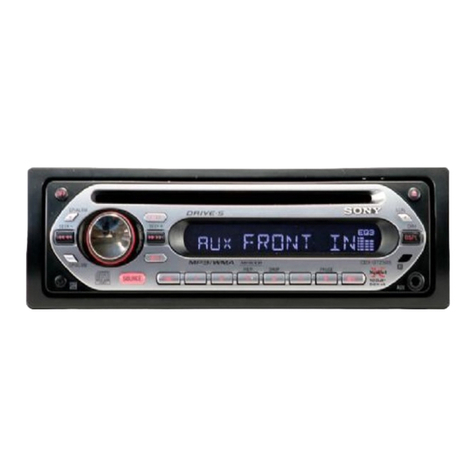 Sony CDX-GT250 User manual