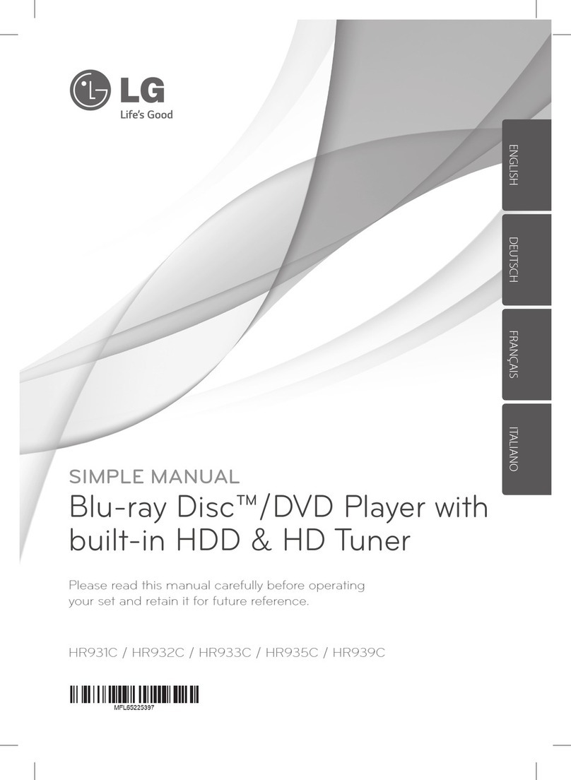 LG HR931C Simple manual
