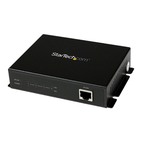 StarTech.com 8STIES51000POE User manual StarTech.com 8STIES51000POE User manual