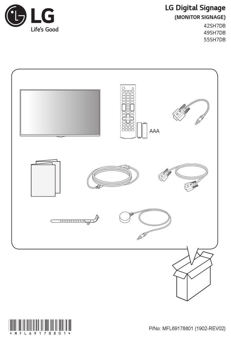 LG 49SH7DB User manual