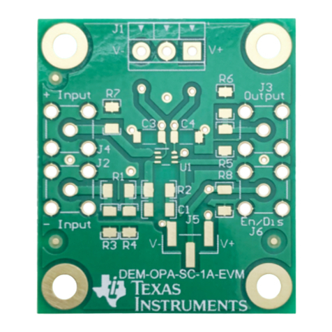 Texas Instruments DEM-OPA-SC-1A-EVM User manual