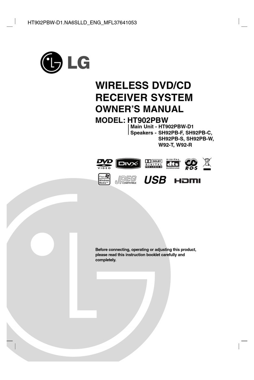 LG HT902PBW owner's manual