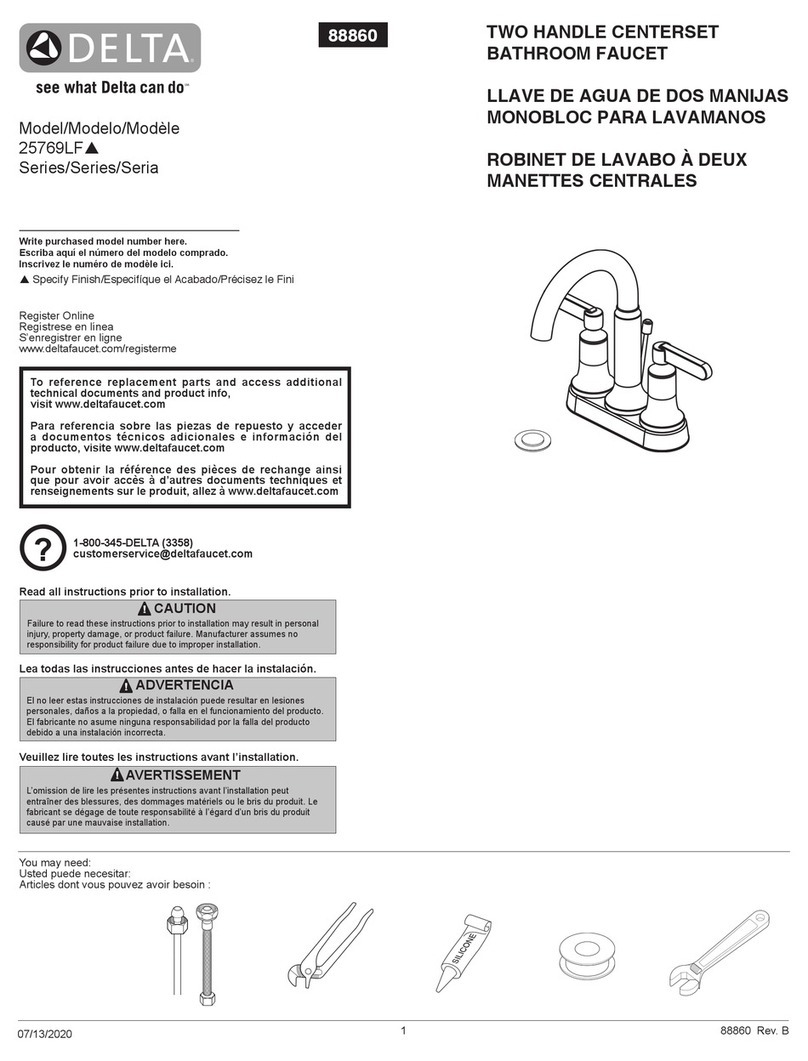 Delta 25769LF User manual