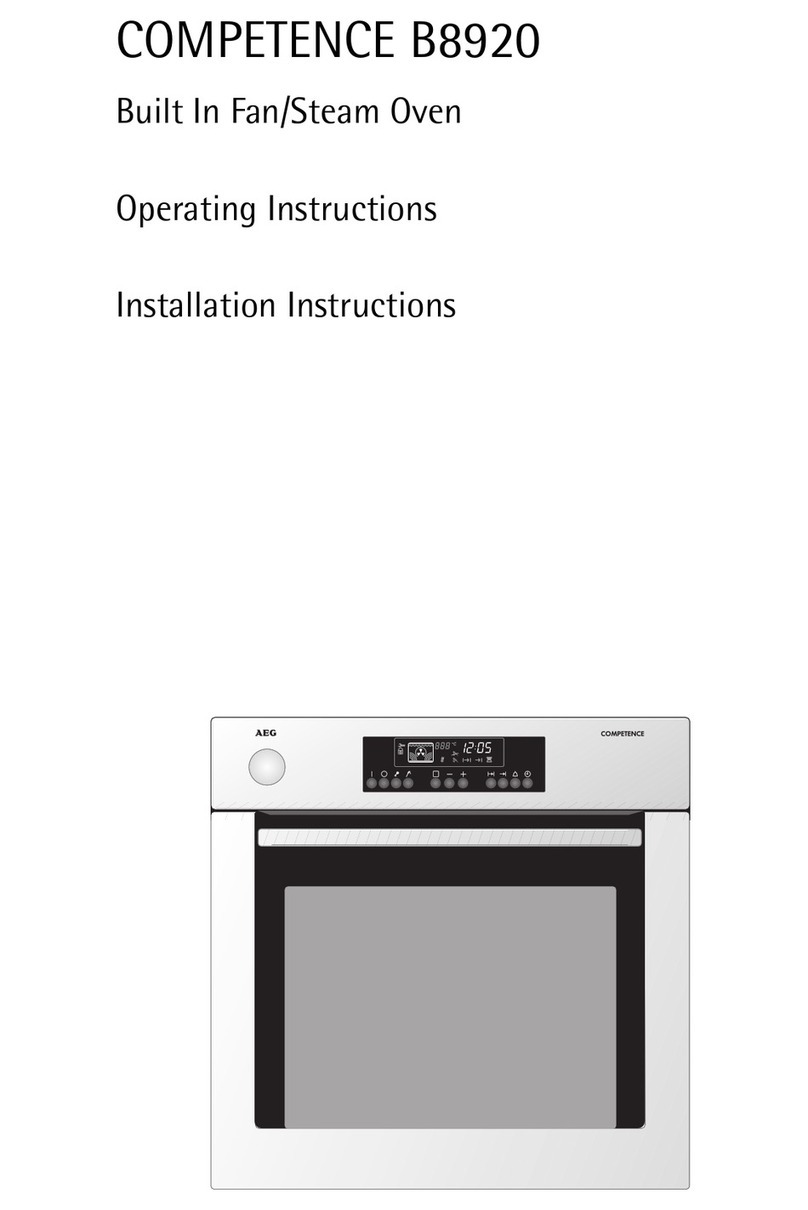 AEG COMPETENCE CB8920M Operating instructions & installation instructions