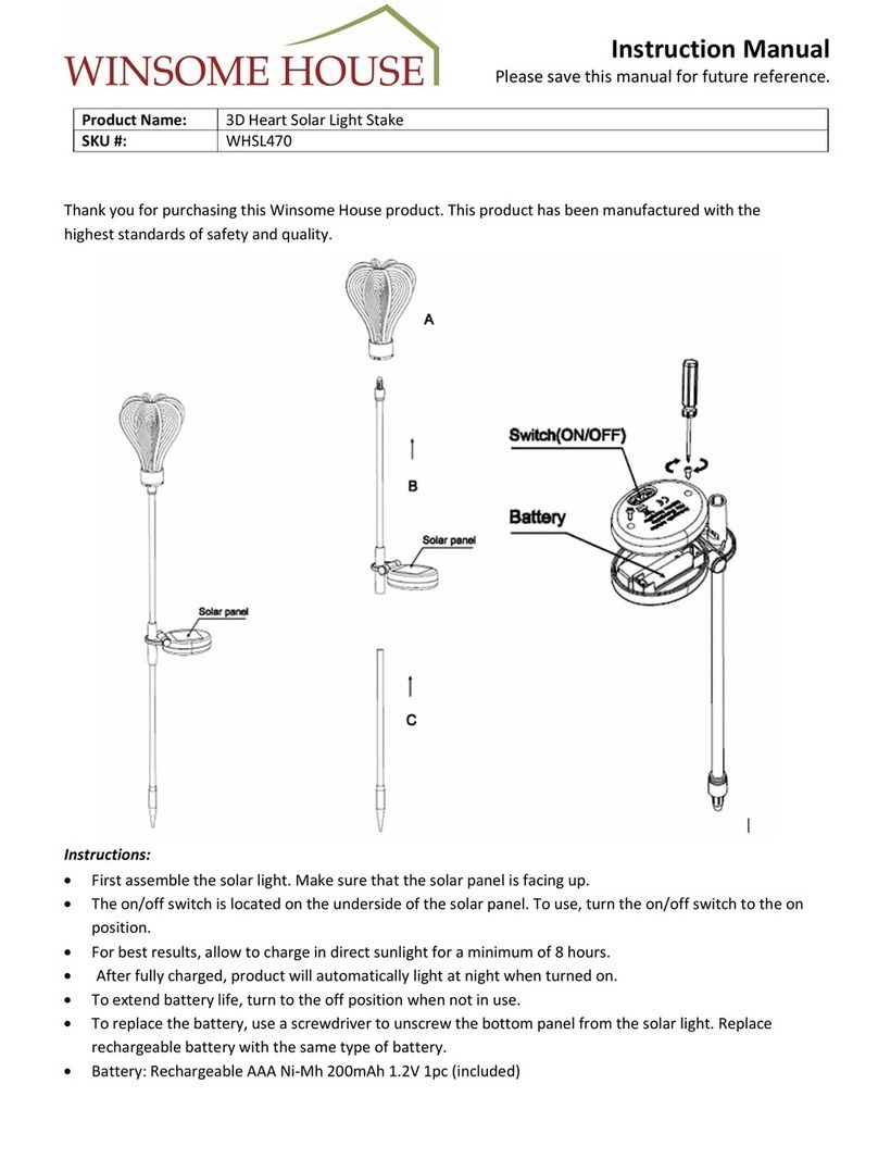 Winsome house 3D Heart instruction manual