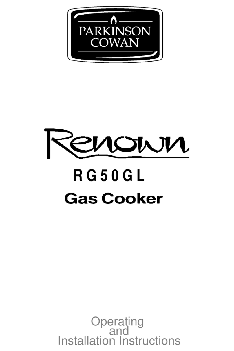 Parkinson Cowan Renown RG50GLWN Operating and installation instructions Parkinson Cowan Renown RG50GLWN Operating and installation instructions