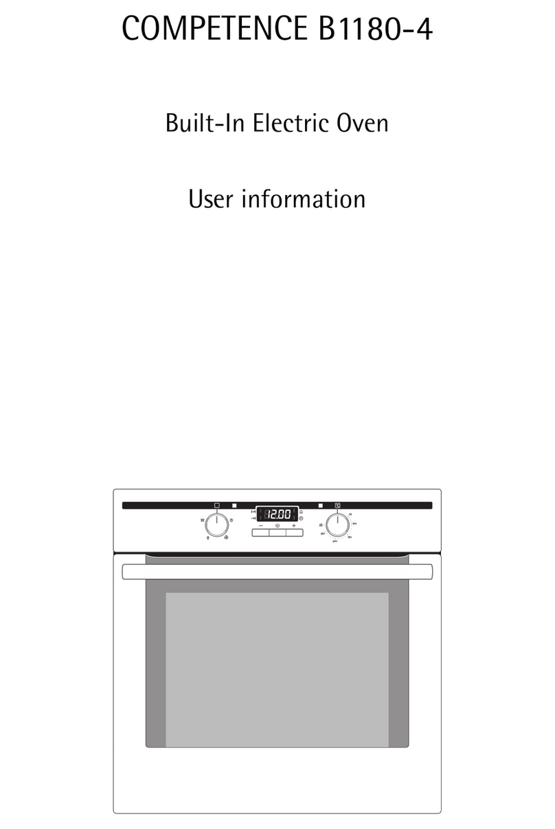 AEG COMPETENCE B1180-4-B Operation manual