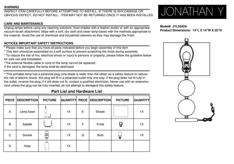 JONATHAN Y JYL5042A quick start guide