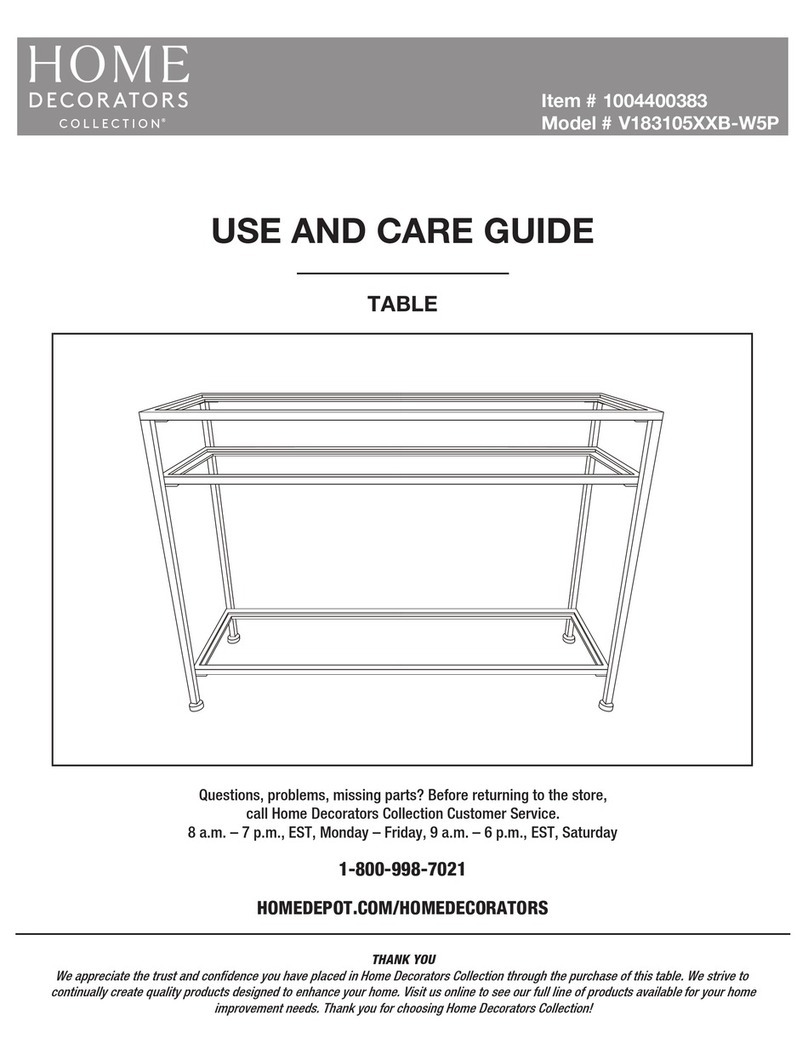 Home Decorators V183105XXB-W5P Use and care guide Home Decorators V183105XXB-W5P Use and care guide