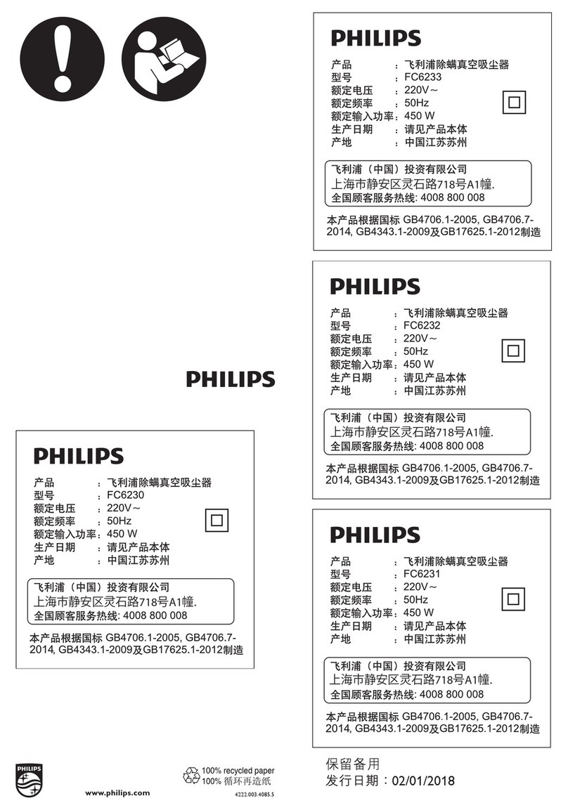Philips FC6230 manual