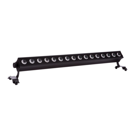 SDJ Slimbar 16 DL RGBWA-UV/FC user manual