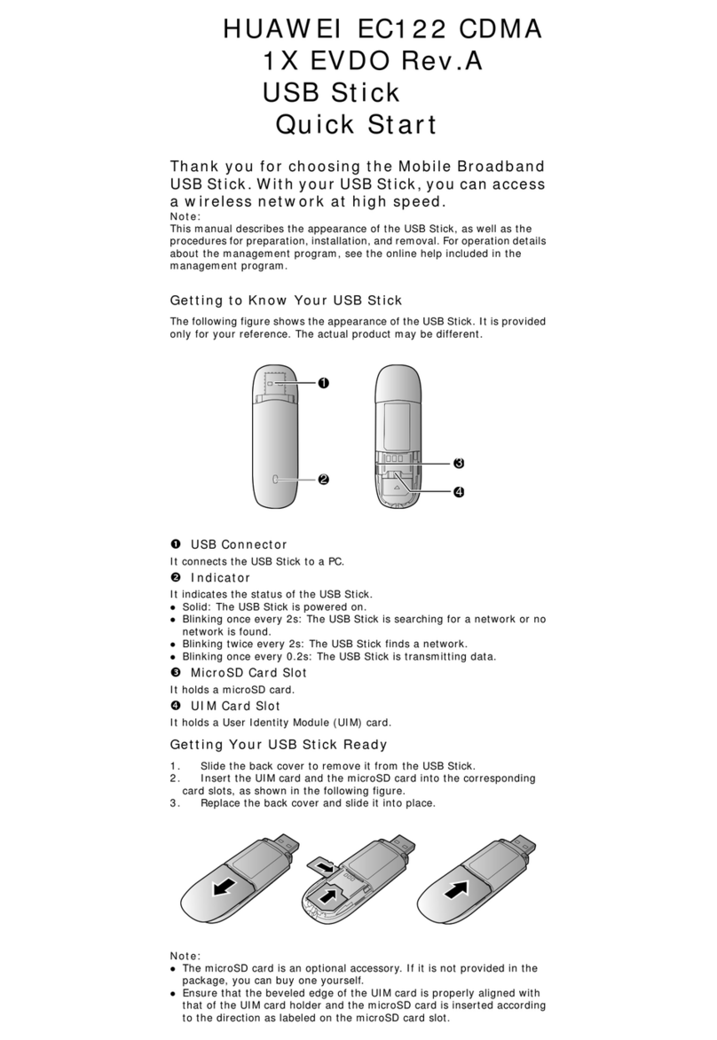 Huawei EC122 User manual
