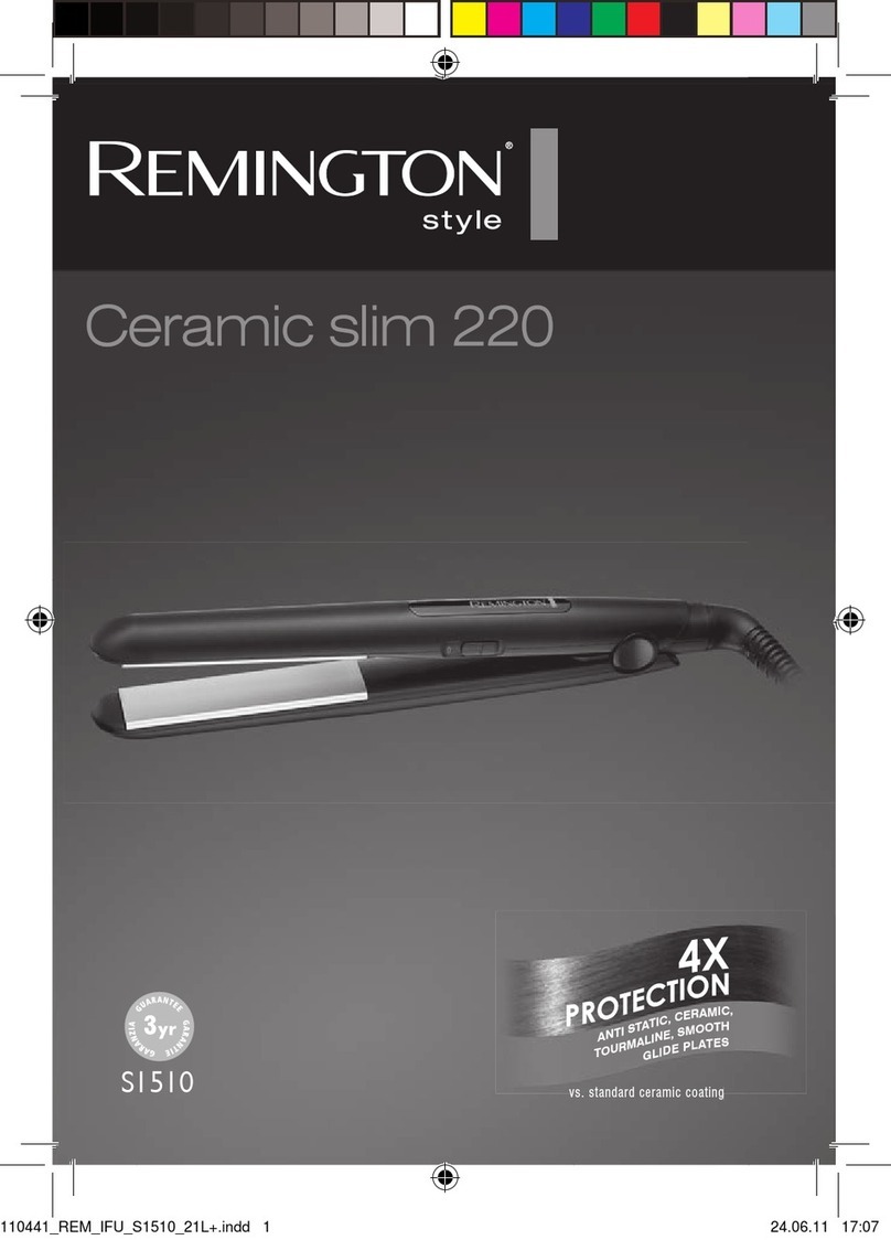 Remington S1510 User manual