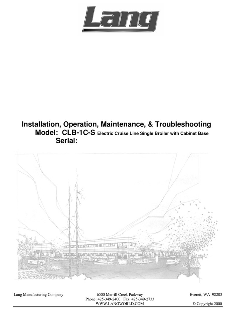 Lang CLB-1C-S Operating instructions