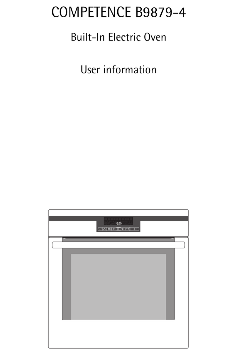 AEG COMPETENCE B9879-4-M User information