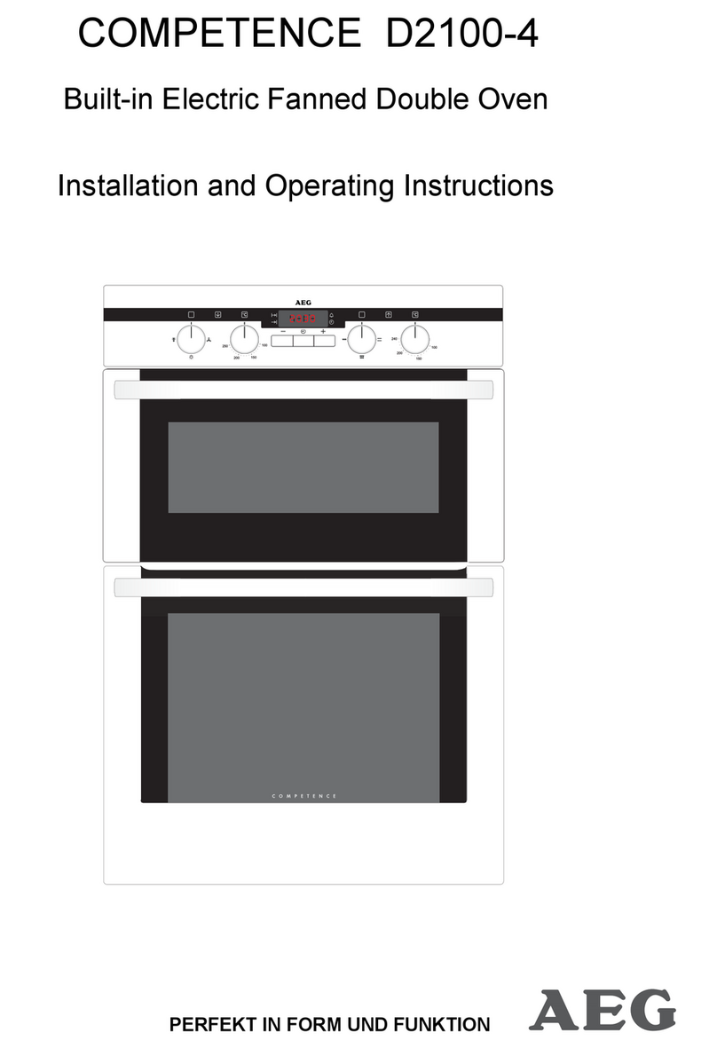 AEG COMPETENCE D2100-4 COMPETENCE D2100-4B User manual