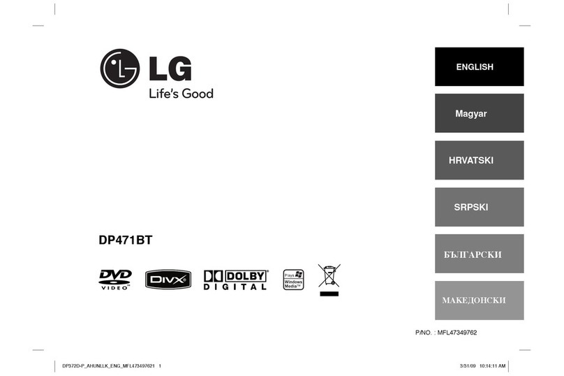 LG DP471BT User manual