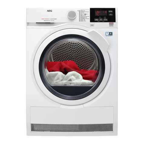 AEG LAVATHERM T8DBG84W user manual