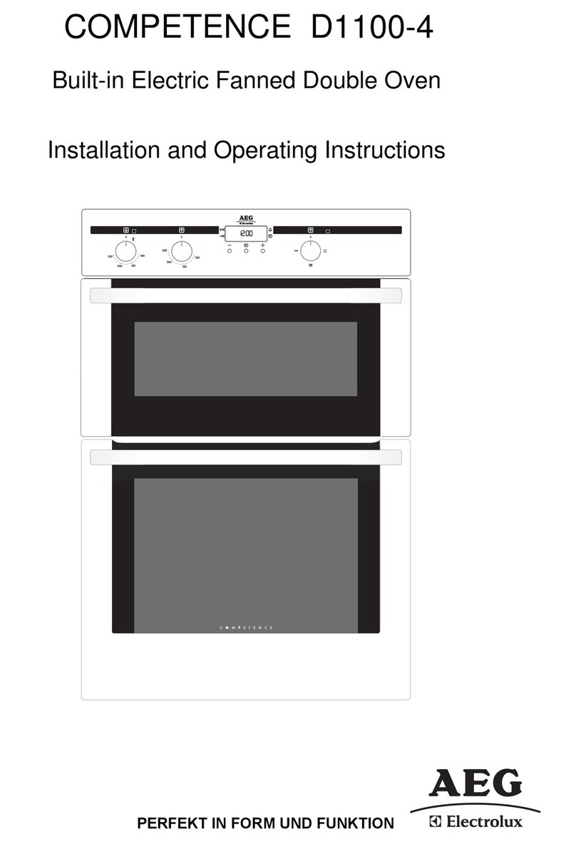 AEG Electrolux COMPETENCE D1100-4-M Installation and operating instructions