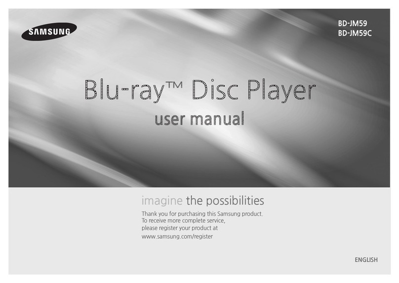 Samsung BD-JM59 User manual