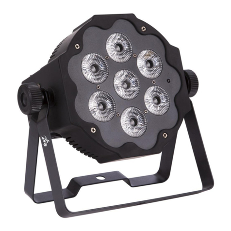 SDJ Slimpar 7 DL RGBWA-UV user manual