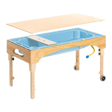 Community Playthings Large Blue Table A632 User manual