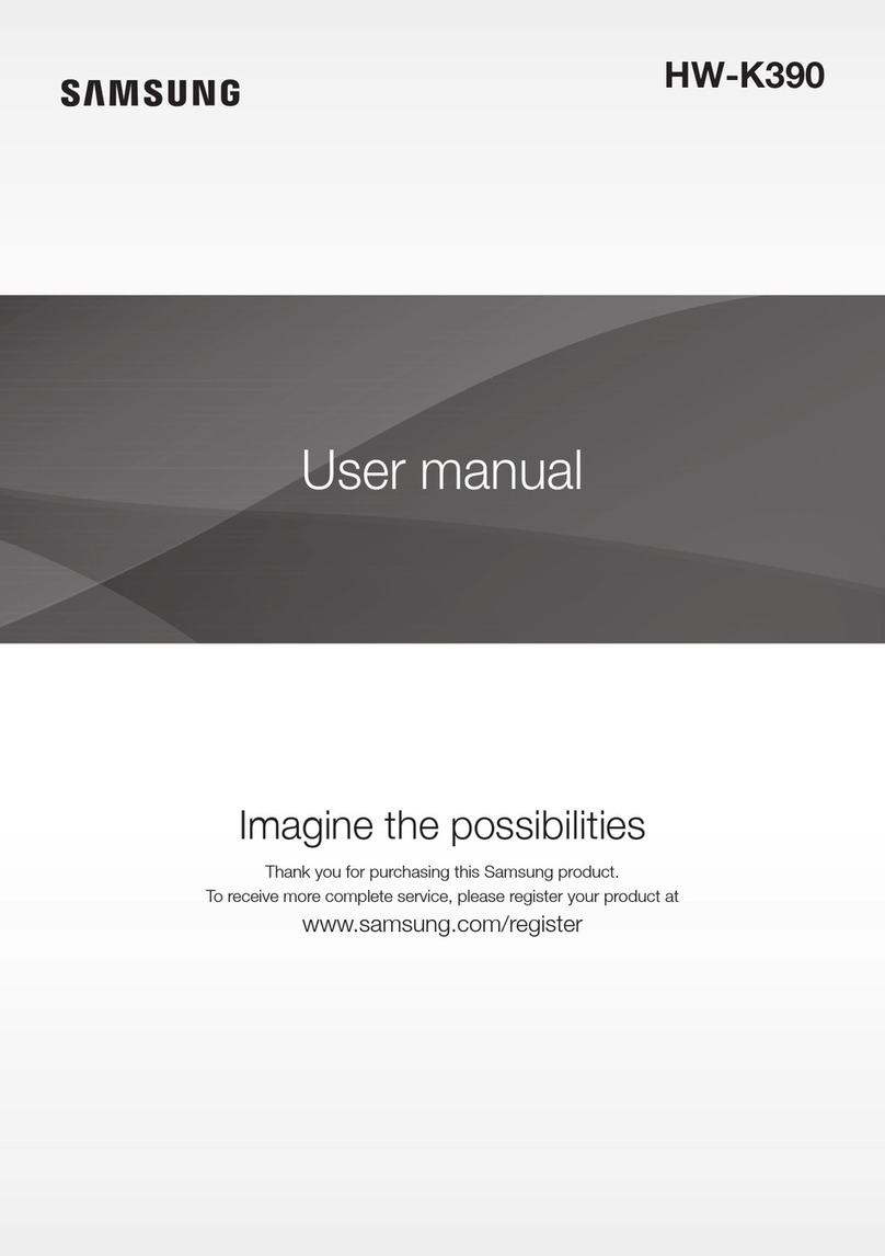 Samsung HW-K390 User manual