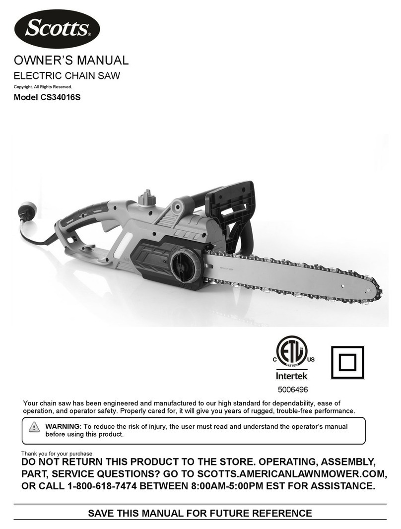 Scotts CS34016S User manual