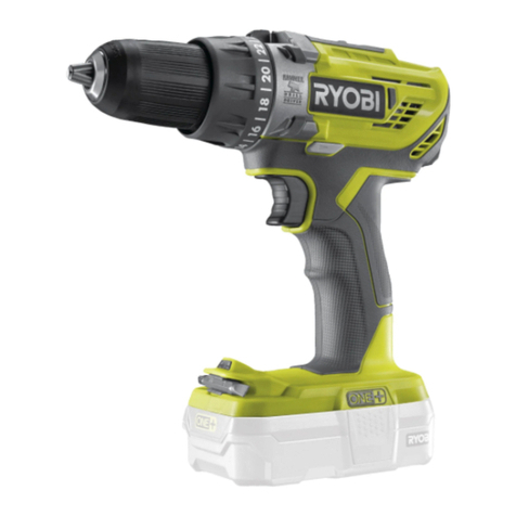 Ryobi R18PD3-0 Original instructions